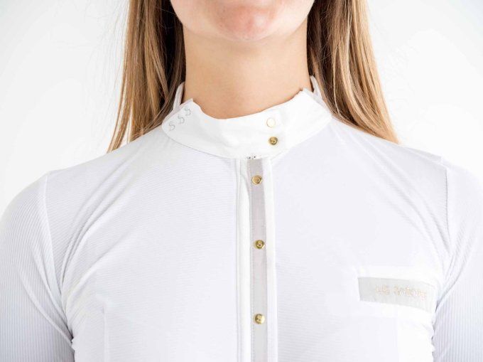 Polo ORPHEE blanc Le Sabotier